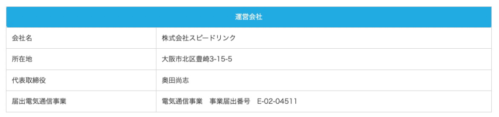 株式会社スピードリンク